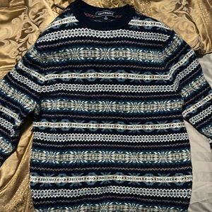 Blue size small Crown & Ivy Christmas sweater